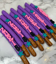 Load image into Gallery viewer, Decorated: Chocolate Covered Pretzel Rods