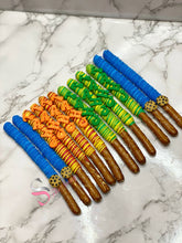 Load image into Gallery viewer, Decorated: Chocolate Covered Pretzel Rods
